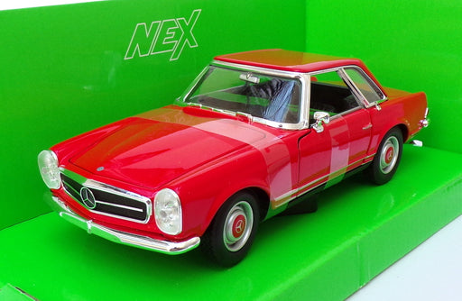 Welly 1/24 Scale Model Car 24093W - 1963 Mercedes Benz 230SL - Red