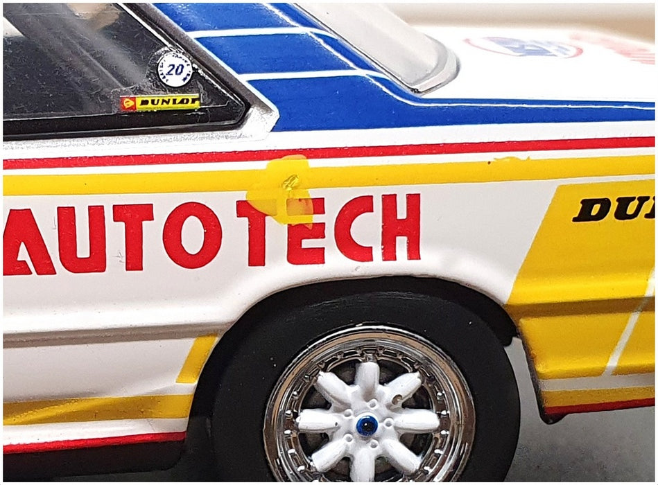 Kyosho 1/43 Scale 03602E Auto Tech Nissan Skyline RS Turbo #23 White/Blue/Yellow
