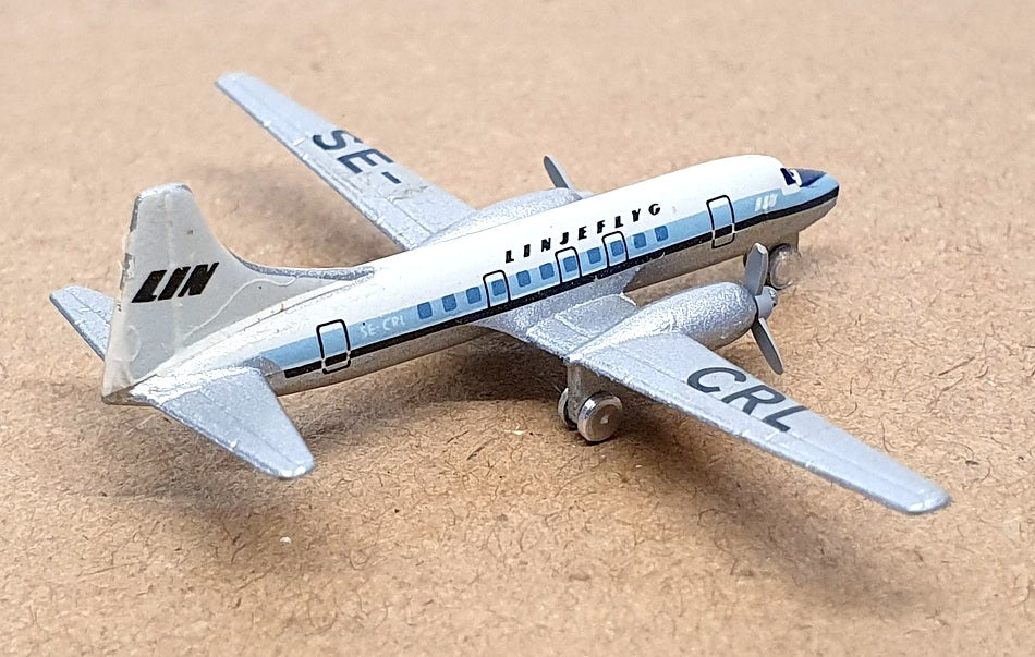 Schabak 1/600 Scale 933/70 - Convair CV-440 Aircraft - Linjeflyg