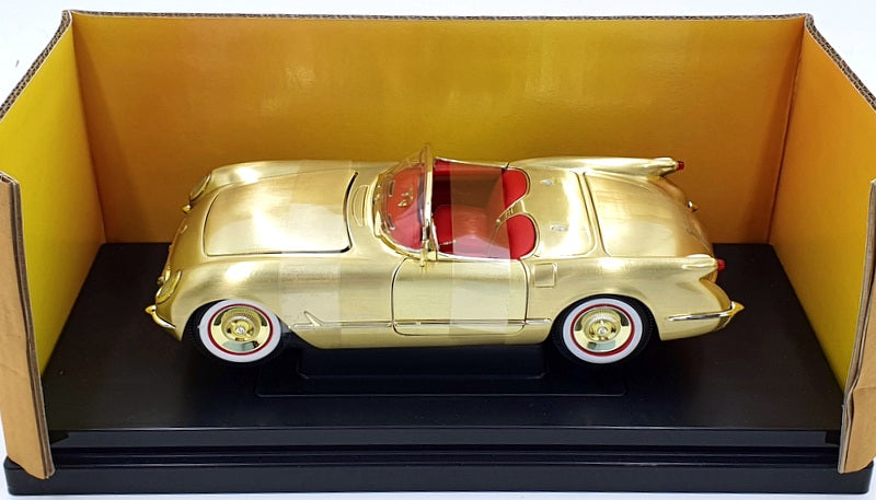 Ertl 1/18 Scale Diecast 33449M - 1953 Chevrolet Corvette - Brushed Gold 