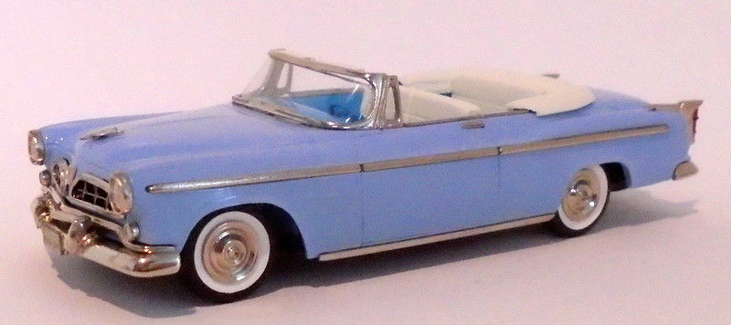 Brooklin 1/43 Scale BRK183  - 1955 Chrysler Windsor Conv Coupe Wisteria Blue