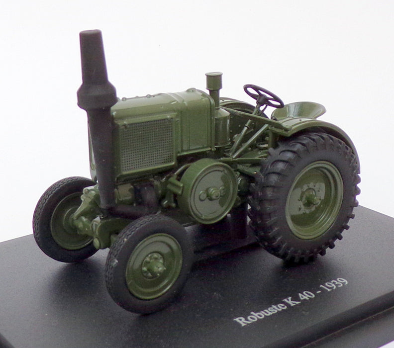 Hachette 1/43 Scale Model Tractor HT143 - 1939 Robuste K 40 - Green