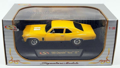 Signature Models 1/32 Scale Truck 32436 - 1969 Chevrolet Nova SS - Yellow