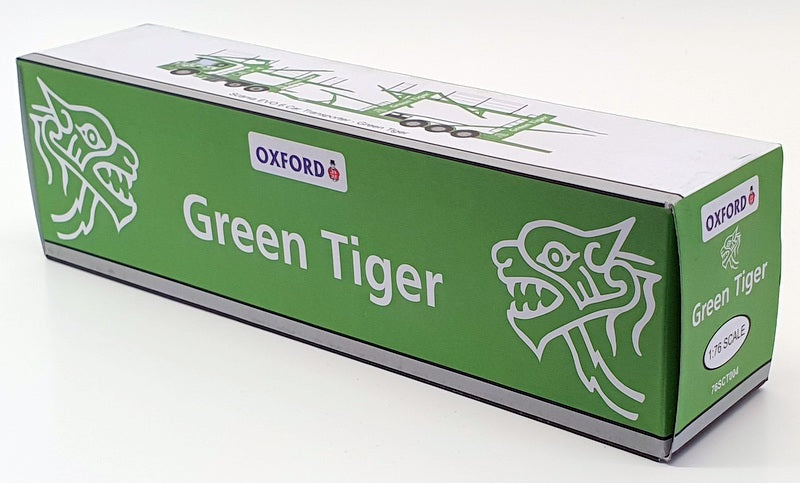 Oxford Diecast 1/76 Scale 76SCT004 - Scania EVO 6 Car Transporter Green Tiger