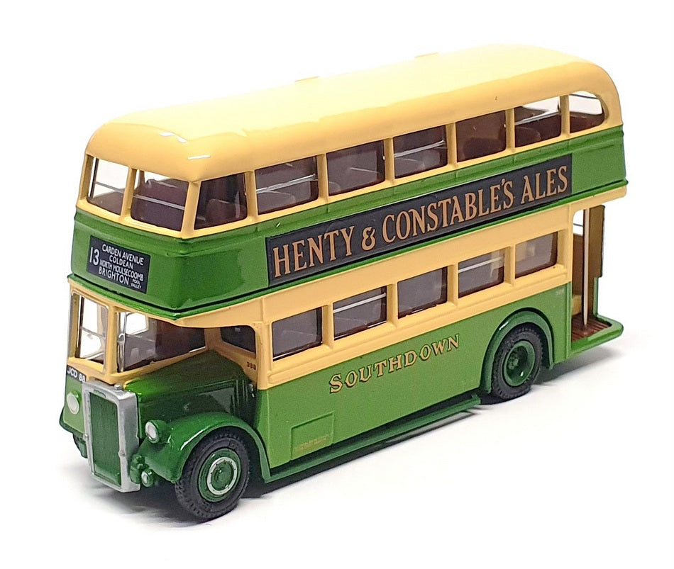 EFE 1/76 Scale 16133 - Leyland PD2 Highbridge Southdown R13 - Green/Beige