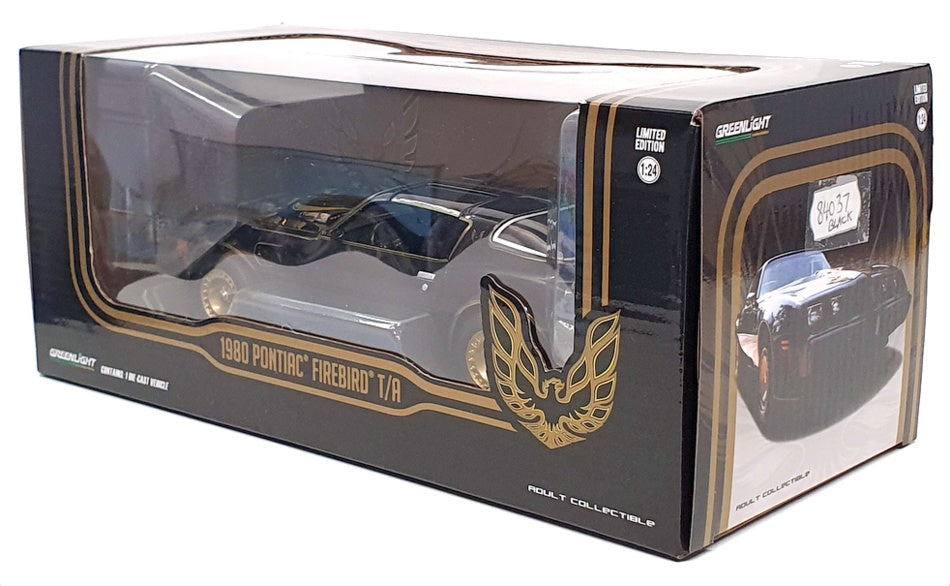 Greenlight 1/24 Scale 84037 - 1980 Pontiac Firebird Trans-Am - Black