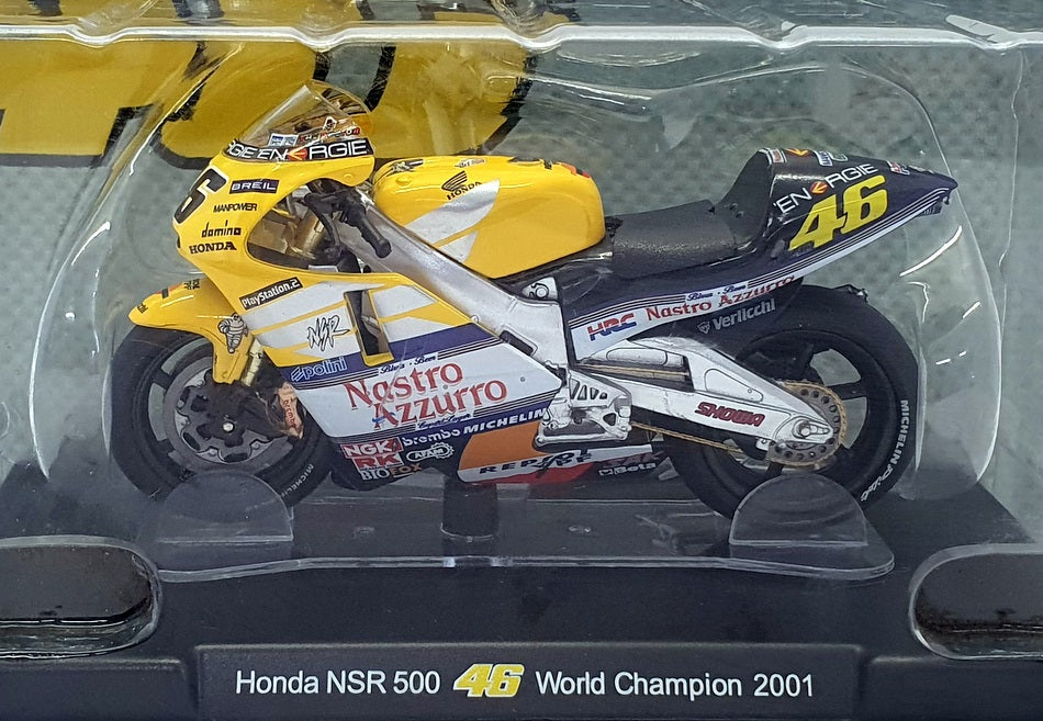 Altaya 1/18 FFR48 - Honda NSR 500 #46 Valentino Rossi World Championship 2001