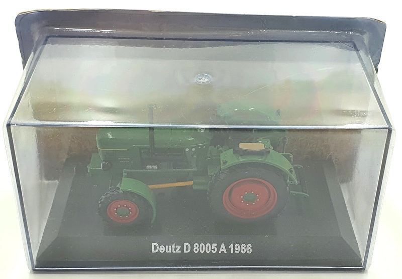 Hachette 1/43 Scale Model Tractor HL06 - 1966 Deutz D 8005 A - Green