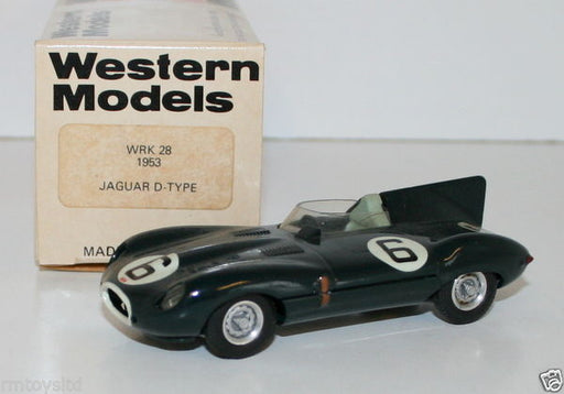 WESTERN MODELS 1/43 WRK28X - 1955 JAGUAR D TYPE - #6