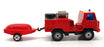 Solido Toner Gam 1/55 Scale 354 - Berliet Camiva 4x4 Fire Engine - Red