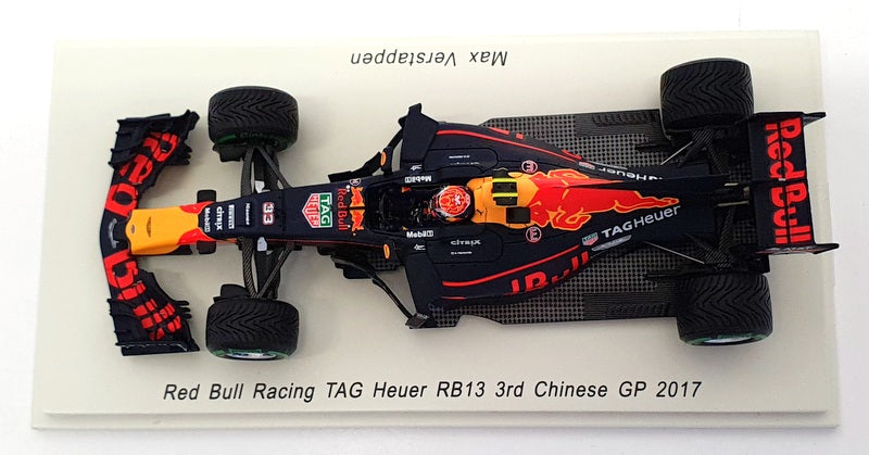 Spark 1/43 Scale S5037 - Red Bull RB13 3rd Chinese GP 2017 M.Versteppen