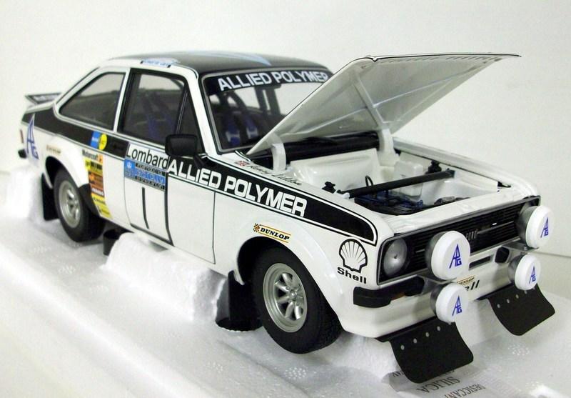 Minichamps 1/18 Scale - 100 758401 Ford Escort MK2 RS1800 RAC Rally 1975 Makinen