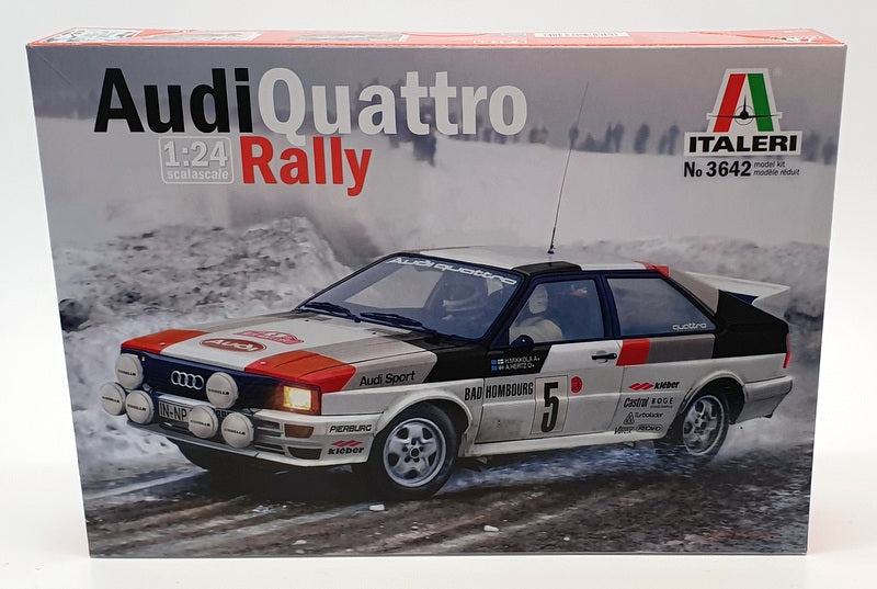 Italeri 1/24 Scale Model Car Kit 3642 - Audi Quattro Rally