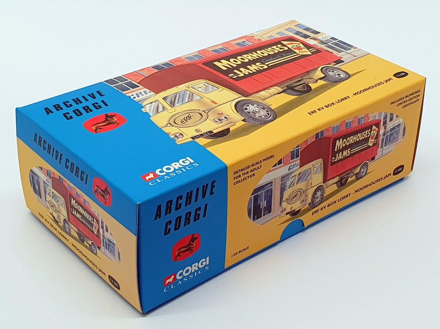 Corgi 1/50 Scale Diecast 11101 - ERF KV Box Lorry - Moorhouses Jam