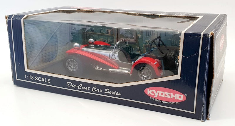 Kyosho 1/18 Scale Diecast 7020R - Caterham Super Seven Clamshell Wing - Red