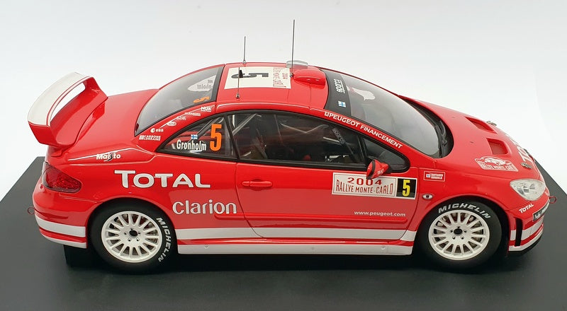 Autoart 1/18 - 80455 - Peugeot 307 WRC 2004 #5 Monte Carlo Gronholm / Rautiainen