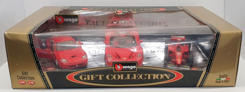 Burago 1/24 & 1/18 Scale B1203 - Ferrari F50 (1/18), F300 & 550 Maranello (1/24)