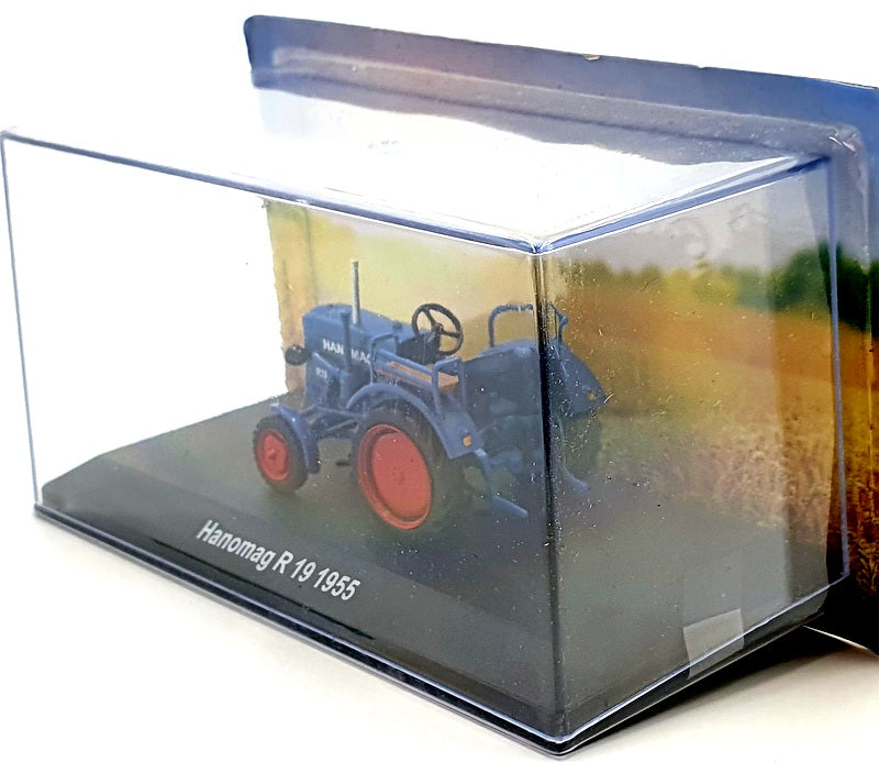 Hachette 1/43 Scale Model Tractor HL21 - 1955 Hanomag R19 - Blue