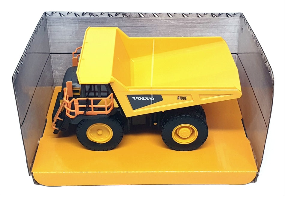 Burago 1/60 Scale 18-32089 - Volvo R100E Tipper Truck - Yellow