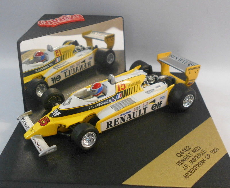 Quartzo 1/43 Scale - Q4162 RENAULT RE22 JP. JABOUILLE ARGENTINIAN GP 1980