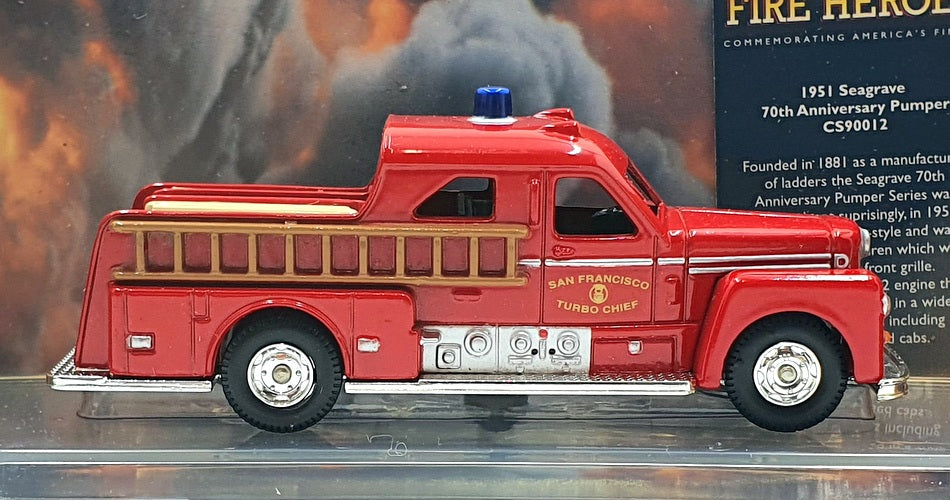 Corgi Appx 10cm Long Diecast CS90012 - 1951 Seagrave Sedan Pumper San Francisco