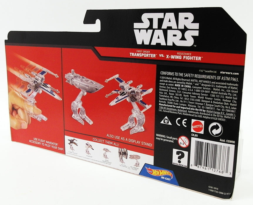 Hot Wheels Diecast CKJ81 - Star Wars Transporter v X-Wing Fighter