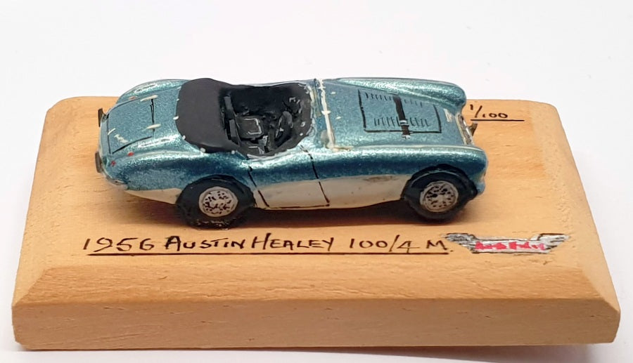 Roadace Replicas 1/100 Scale RA6 - 1956 Austin Healey 100/4M - Blue/White