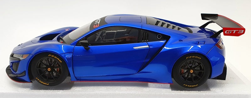 AutoArt 1/18 Scale Diecast 81896 - Honda NSX GT3 - Hyper Blue