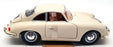 Burago 1/24 Scale Model Car 22079 - 1961 Porsche 356B Coupe - Cream