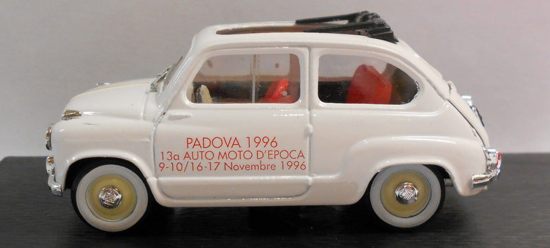 Brumm 1/43 Scale Metal Model - R249 FIAT 600 1956 PADOVA 96' 1996