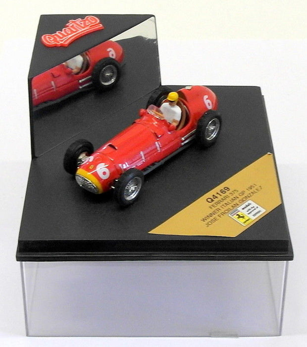 Quartzo 1/43 Scale Q4169 - Ferrari 375 #6 Winner Italian GP 1951 - JF.Gonzalez