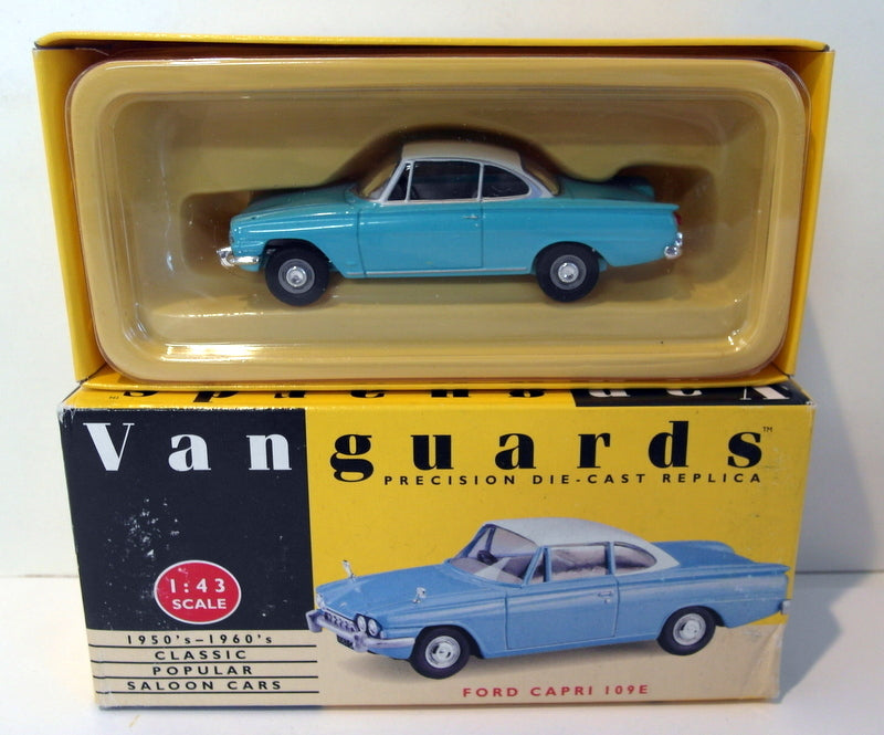 Vanguards 1/43 VA34000 Ford Capri 109E Turquoise white