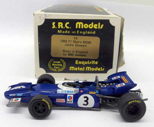 SRC 1/43 Scale built kit  - 17 1969 F1 Matra MS80 Dutch GP J. Stewart