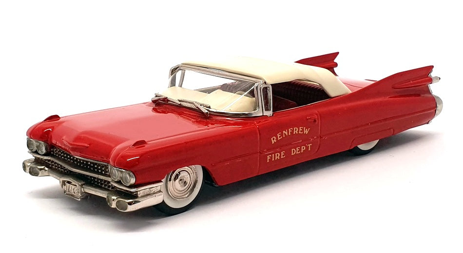 M.A.E. Models 1/43 Scale MAF1 - 1959 Cadillac Convertible Renfrew Fire Dept.