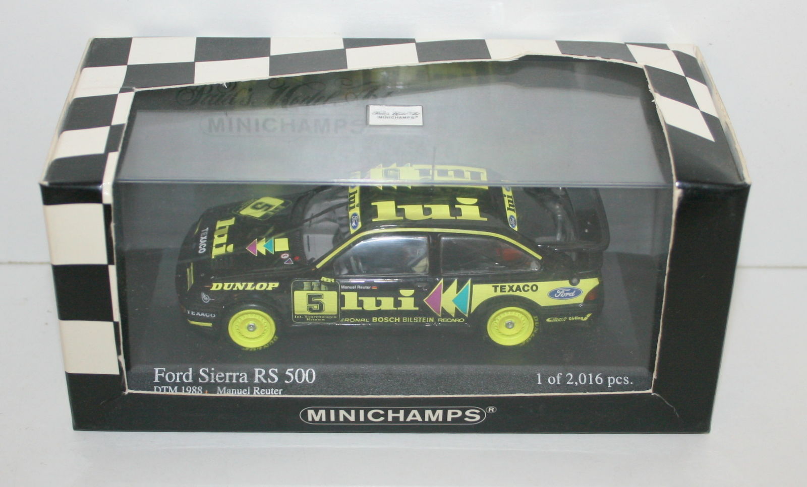 MINICHAMPS 1/43 - 430888005 FORD SIERRA RS DTM '88 REUTER