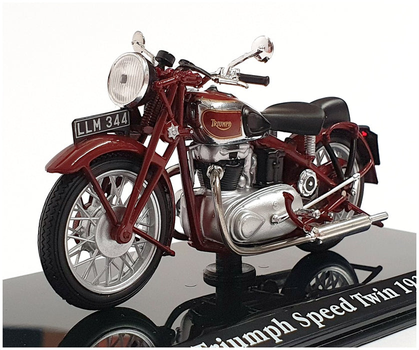 Atlas Editions 1/24 Scale Motorbike 4 658 108 - 1938 Triumph Speed Twin - Brown