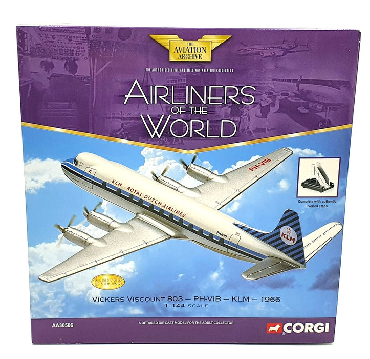 Corgi 1/144 AA30506 - Vickers Viscount 803 PH-VIB KLM 1966