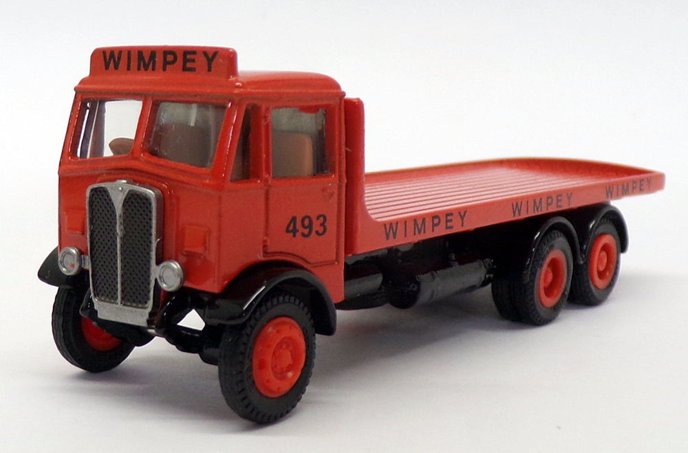 EFE 1/76 Scale E10703 - AEC Mammoth 6 Wheel Flatbed - Wimpey Red