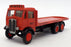 EFE 1/76 Scale E10703 - AEC Mammoth 6 Wheel Flatbed - Wimpey Red