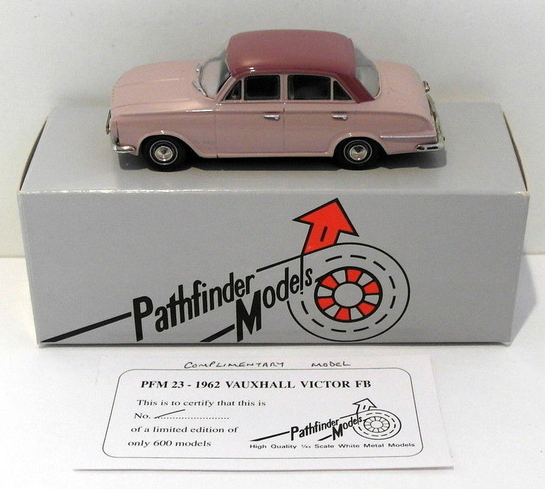 Pathfinder Models 1/43 Scale PFM23 - Vauxhall Victor FB - 2-Tone Pink