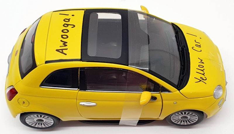 Mondo Motors 1/24 Scale WY44675  - Fiat Nouva 500 - Yellow