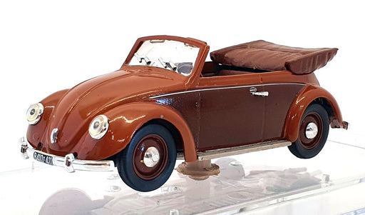 Vitesse 1/43 Scale 410 - 1949 Volkswagen Open Cabrio - 2-Tone Brown