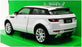 Welly 1/24 Scale 24021W - Land Rover Range Rover Evogue - White