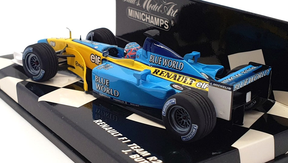 Minichamps 1/43 Scale 400 020015 - F1 Renault R202 - J.Button 2002
