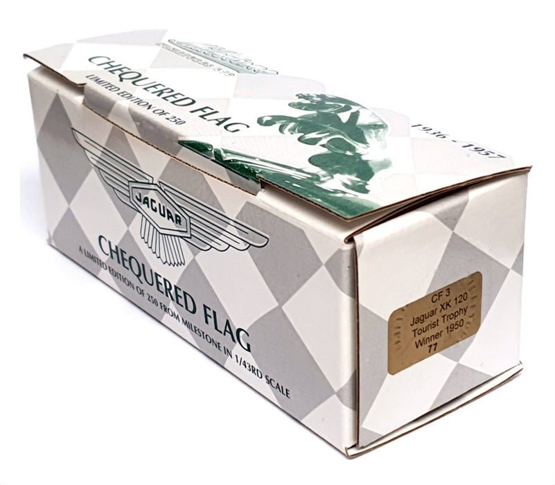 Milestone Miniatures 1/43 Scale CF3 - Jaguar XK120 Tourist Trophy #7 Winner 1950