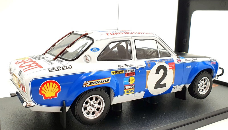 IXO 1/18 Scale 18RMC075A - Ford Escort MK1 RS 1600 #2 Safari 1973 R.Clark