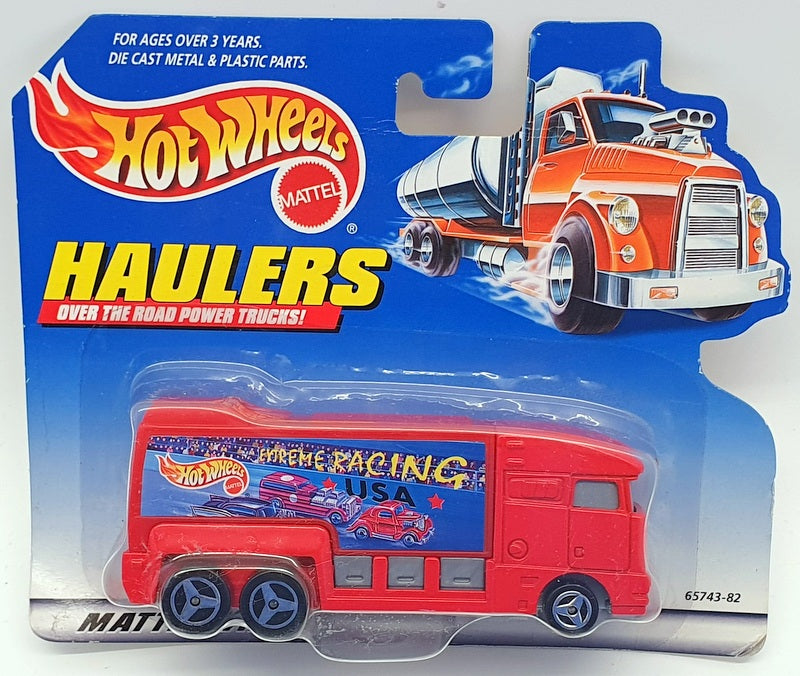 Hot Wheels 12cm Long Model Truck 65743-82 - Extreme Racing USA - Red