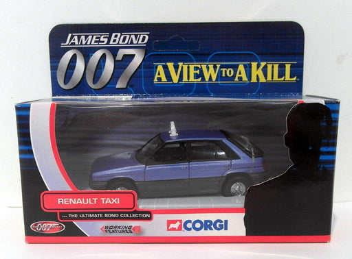 Corgi Appx 1/36 Scale Diecast TY06402 Renault Taxi A View To A Kill 007 Bond