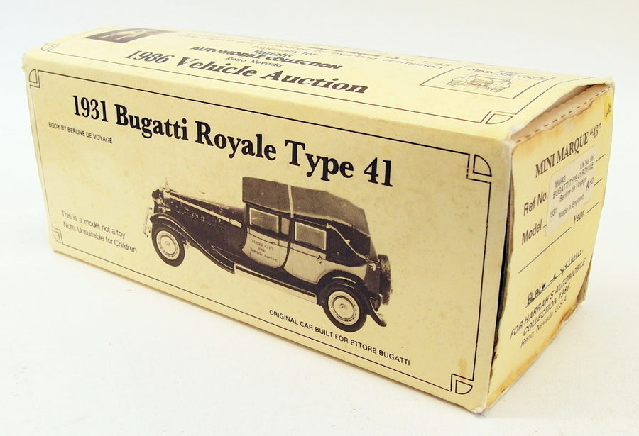 Minimarque 43 1/43 Scale UK9A - 1931 Bugatti Royal Type 41 - Harrah's