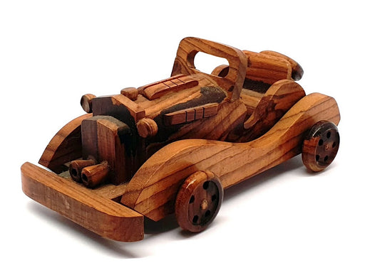 Unbranded WC03 16cm Long Hand-Made Wooden Car